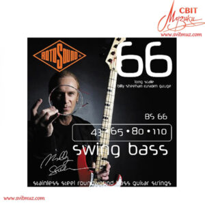 Струны для бас гитары Rotosound BS66
