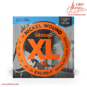 Струни для електрогітари D`Addario EXL110-7