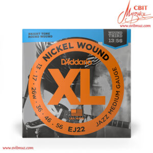 Струны для электрогитары D`Addario EJ22