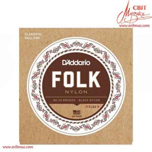 Струни для класичної гітари D`Addario EJ34