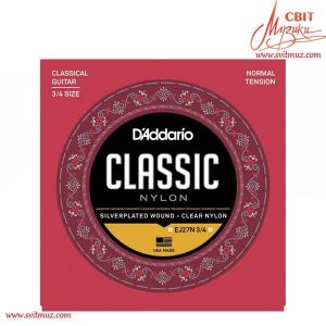 Струны для классической гитари D`Addario EJ27N 3/4