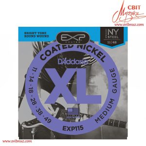 Струни для електрогітари D`Addario EXP115