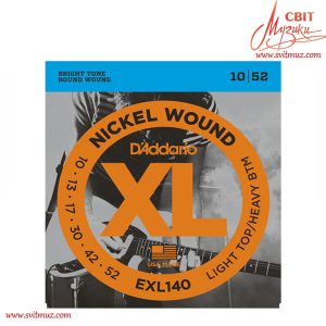 Струни для електрогітари D`Addario EXL140