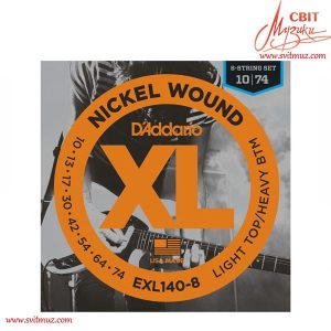 Струни для електрогітари D`Addario EXL140-8