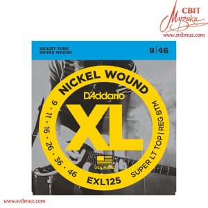 Струни для електрогітари D`Addario EXL125