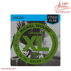 Струни для електрогітари D`Addario EXL117