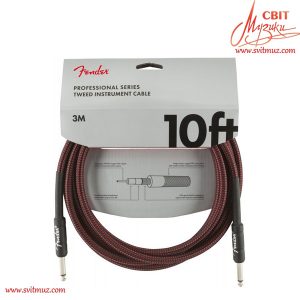 Инструментальный кабель Fender Cable Professional Series 10 Red Tweed