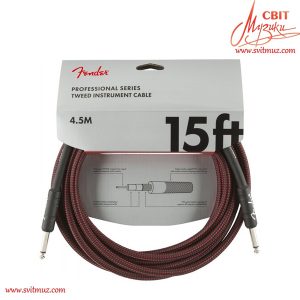 Инструментальный кабель Fender Cable Professional Series 15 Red Tweed