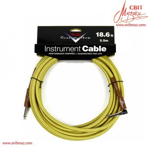 Инструментальный кабель Fender Custom Shop Performance Cable18.6 Angled TW