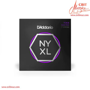 Струни для 7-ми струнної електрогітари D`Addario NYXL 11-64