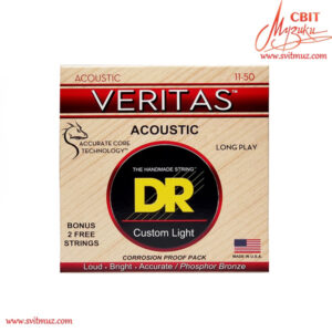 Струни для акустичної гітари DR Strings Veritas Coated Core Acoustic (11-50)