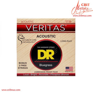 Струни для акустичної гітари DR Strings Veritas Coated Core Acoustic (12-56)