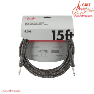 Инструментальный кабель Fender Cable Professional Series 15' Grey Tweed