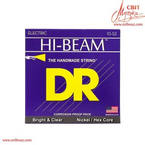 Струни для електрогітари DR Strings Hi-Beam (10-52)