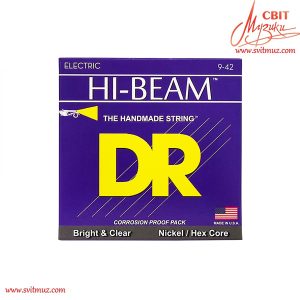 Струни для електрогітари DR Strings Hi-Beam (9-42)