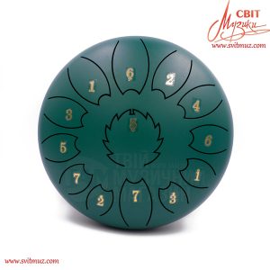 Глюкофон FZONE STD10I13N Green STEEL TONGUE DRUM